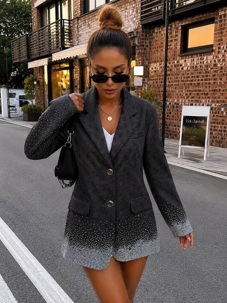Işıltılı Blazer Elbise – Şehir Şıklığı