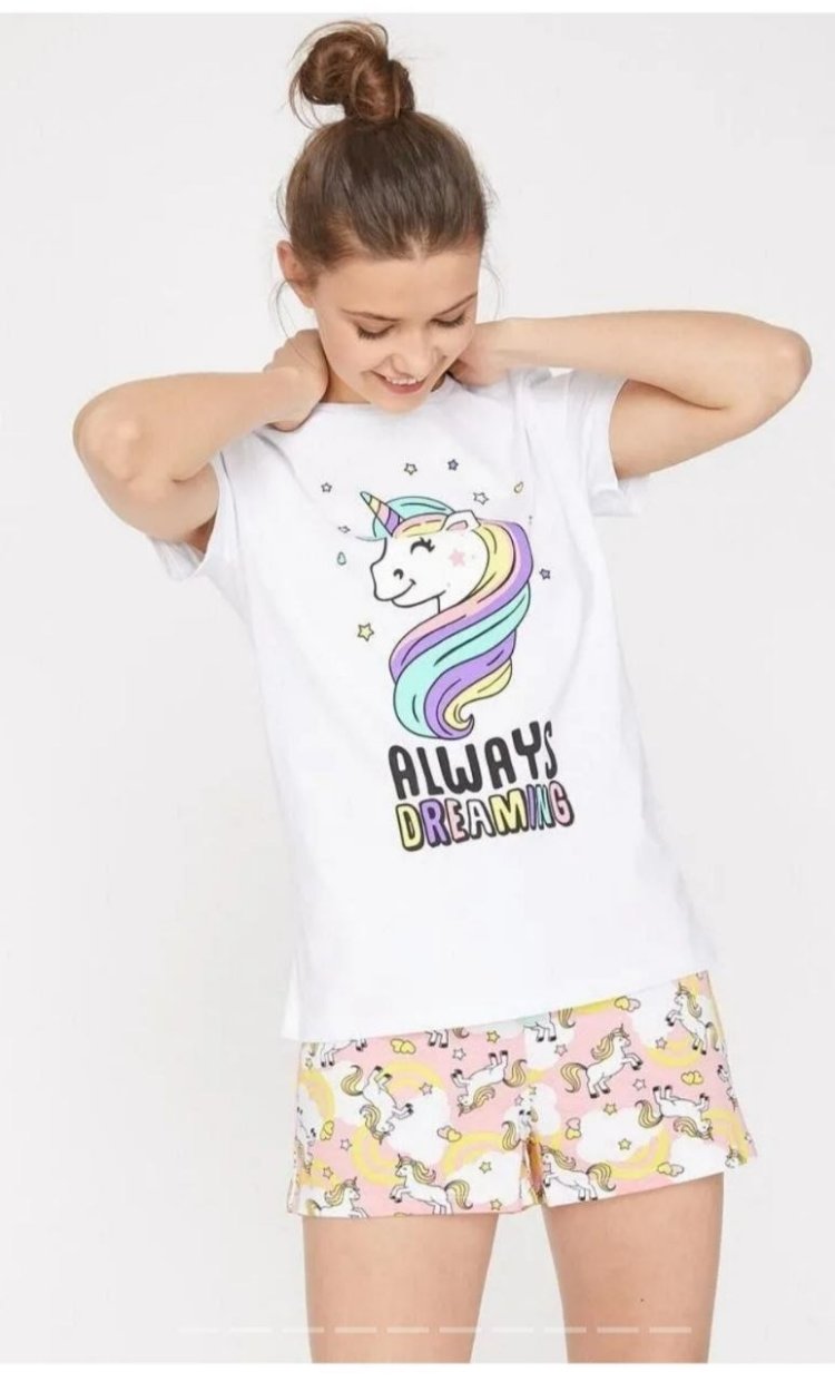 Always Dreaming Baskılı Kadın Loungewear Set (Kod: 2618)
