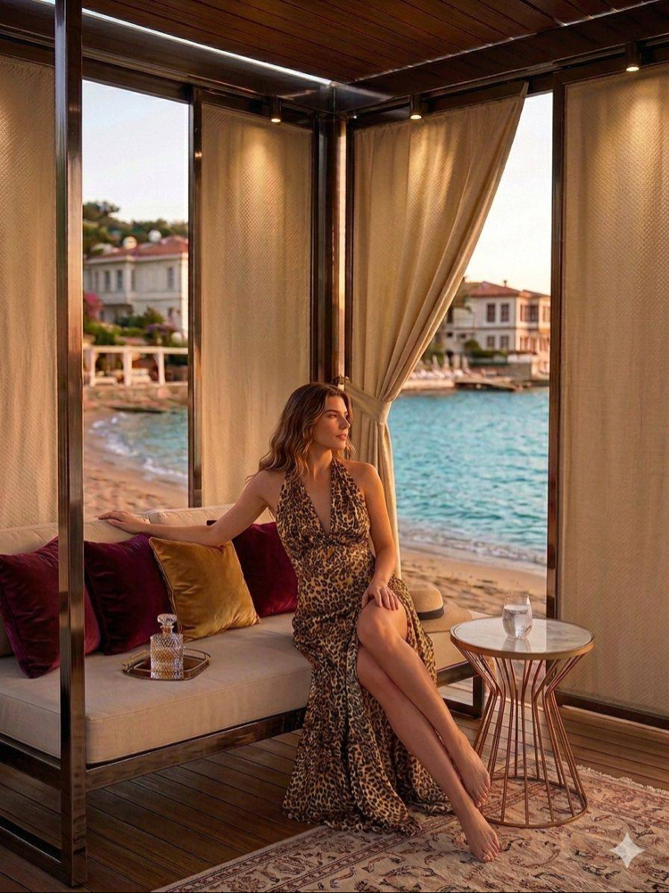 Leora Sunset Maxi Dress