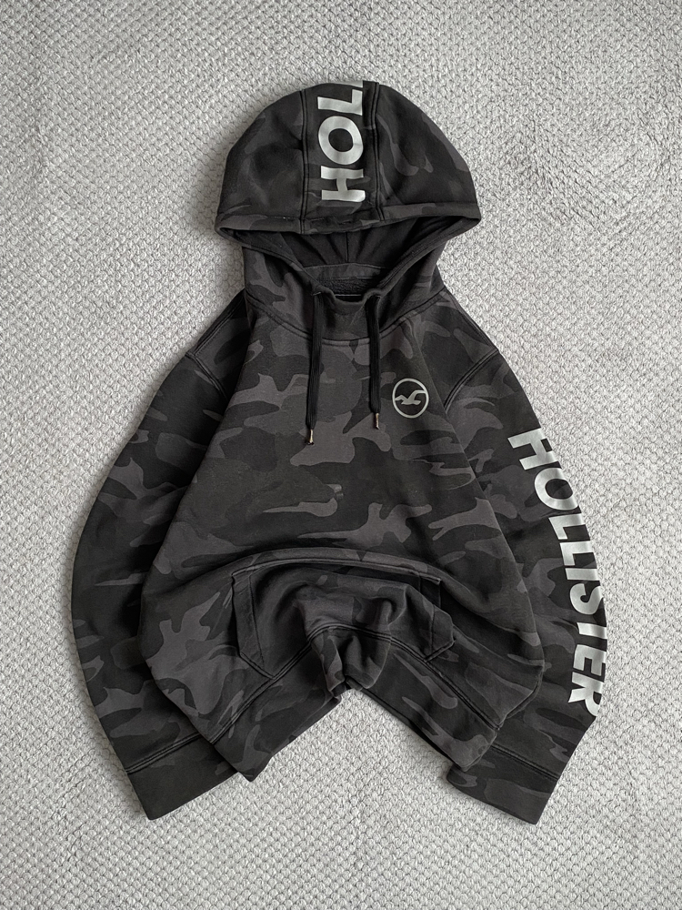 Vintage 2000s Hollister Camo Hoodie