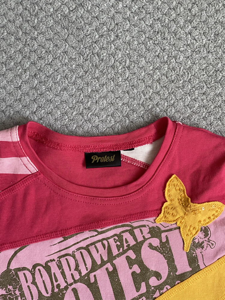 Vintage Y2K Protest Baby Tee