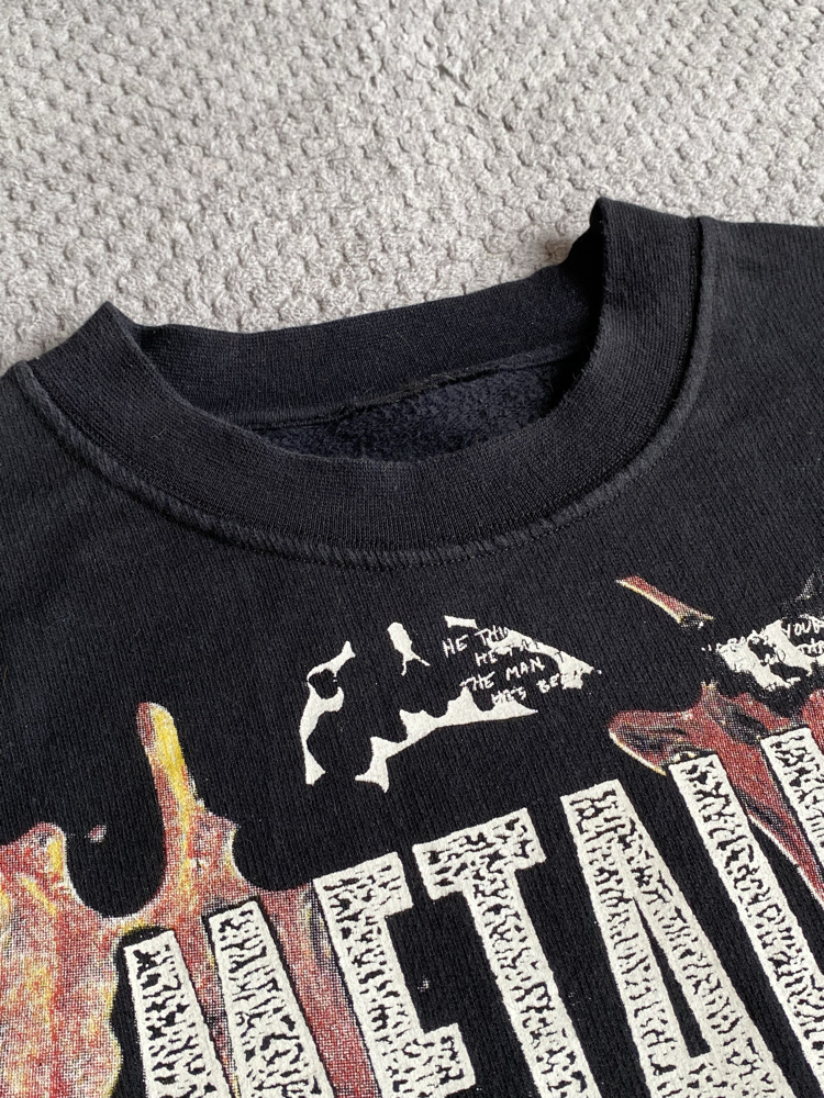 Vintage 90s Metallica AOP Sweatshirt