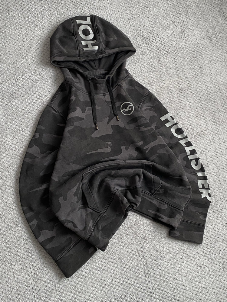 Vintage 2000s Hollister Camo Hoodie