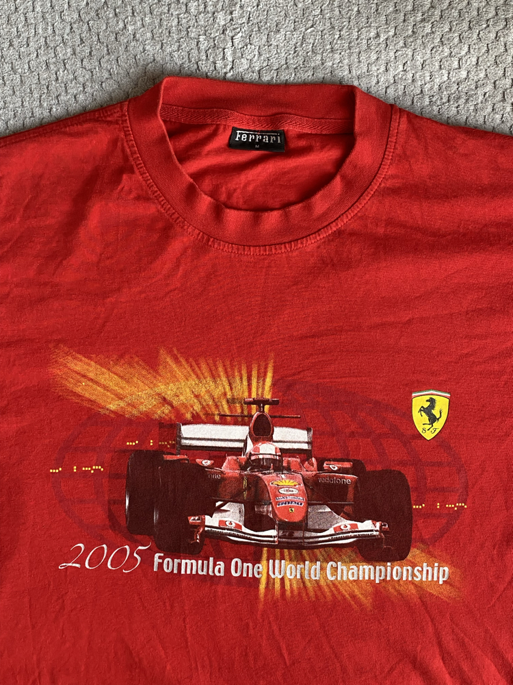 Vintage 2005 Ferrari World Champions Tee