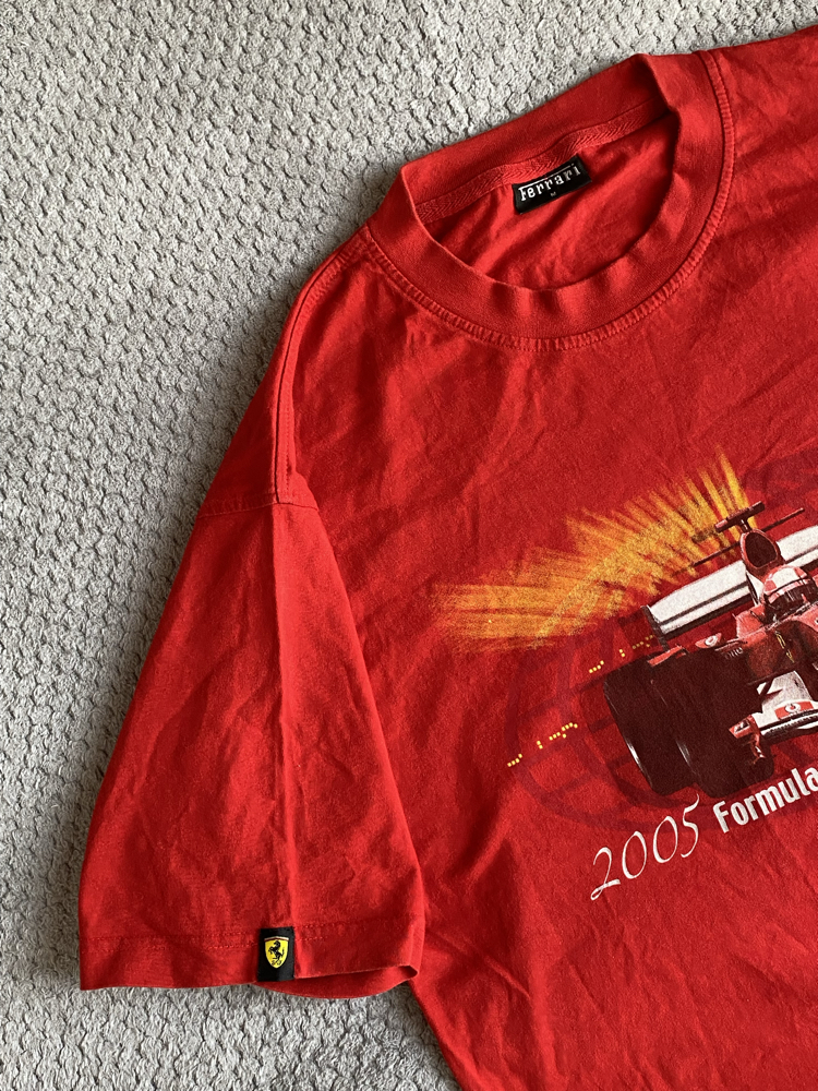 Vintage 2005 Ferrari World Champions Tee