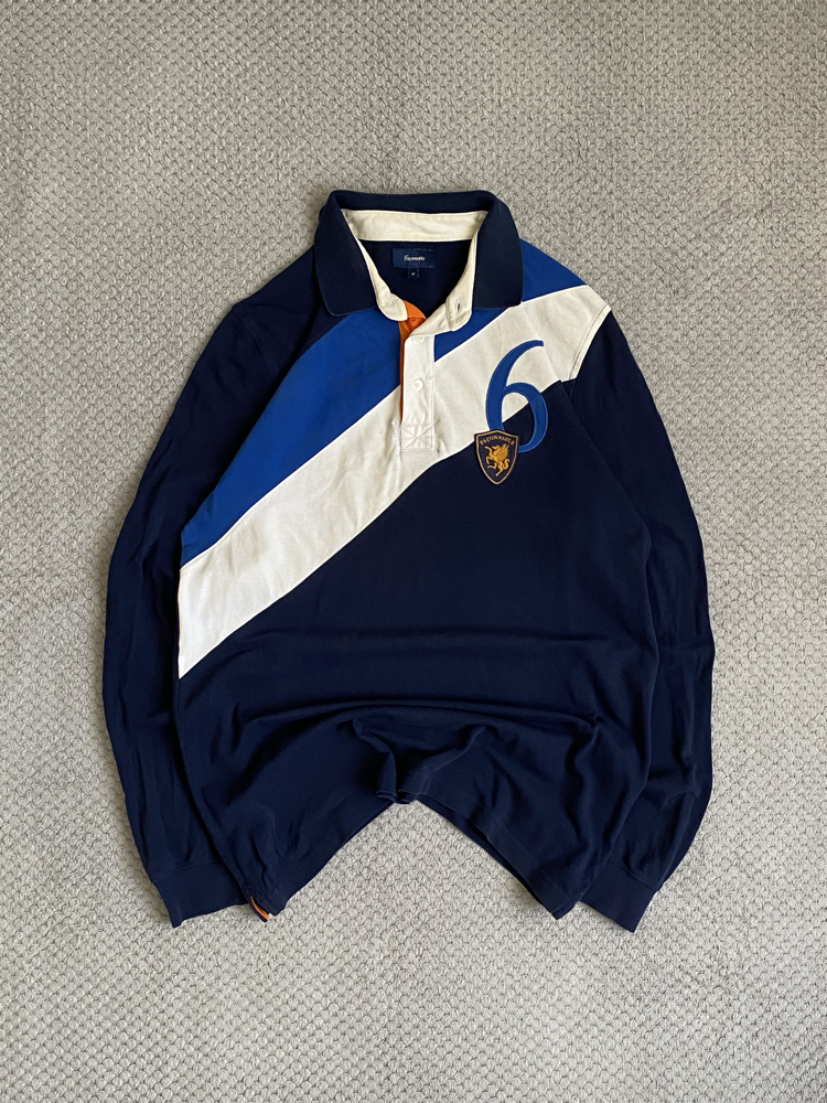 Vintage Polo Rugby Style Long Sleeve