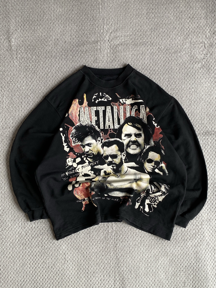 Vintage 90s Metallica AOP Sweatshirt