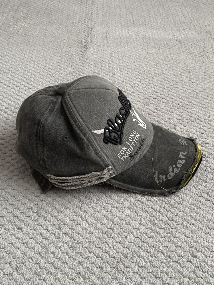 Vintage Distressed Washed Beyzbol Şapkası