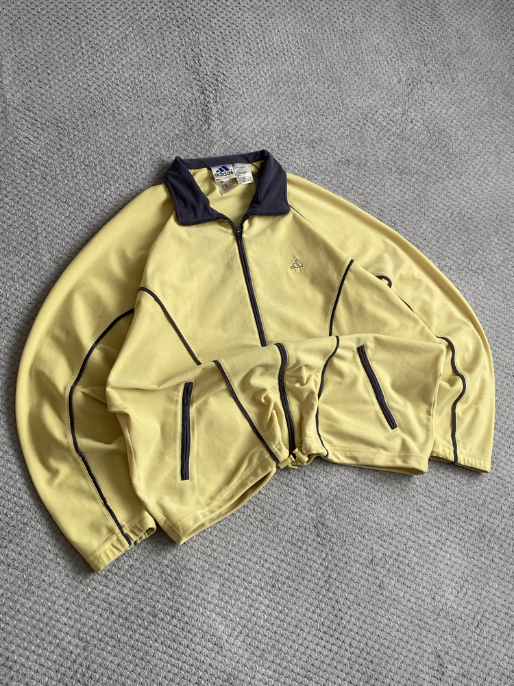 Vintage 90s Adidas Bomber Kadife Ceket
