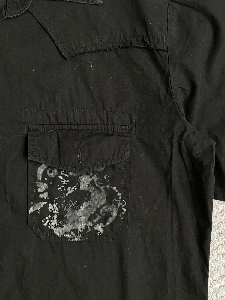 Vintage Y2K Affliction type Gömlek