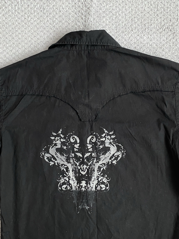 Vintage Y2K Affliction type Gömlek