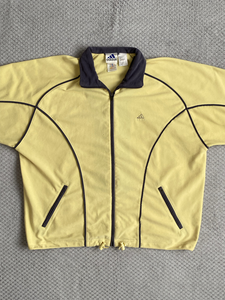 Vintage 90s Adidas Bomber Kadife Ceket