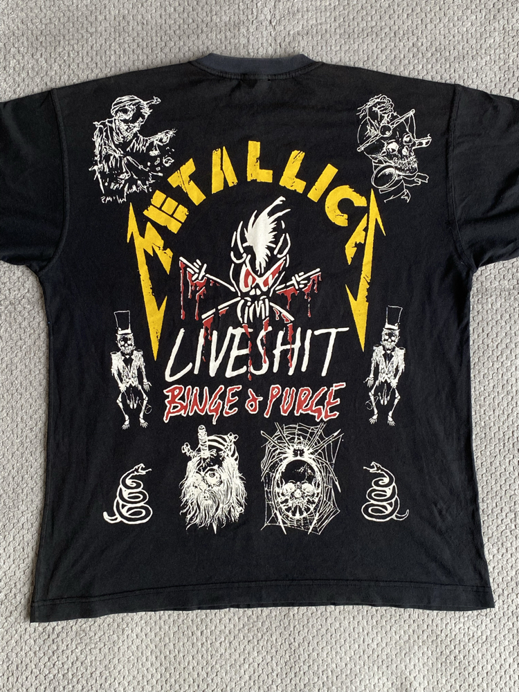 Vintage 90s Metallica T-Shirt Tee