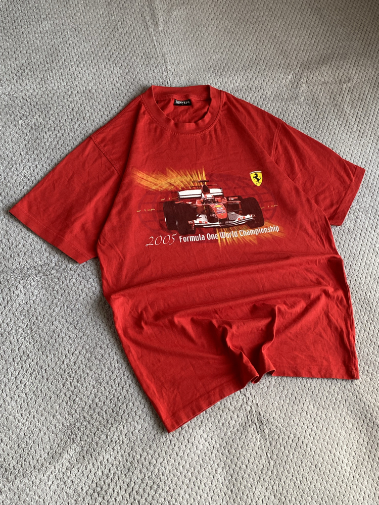 Vintage 2005 Ferrari World Champions Tee