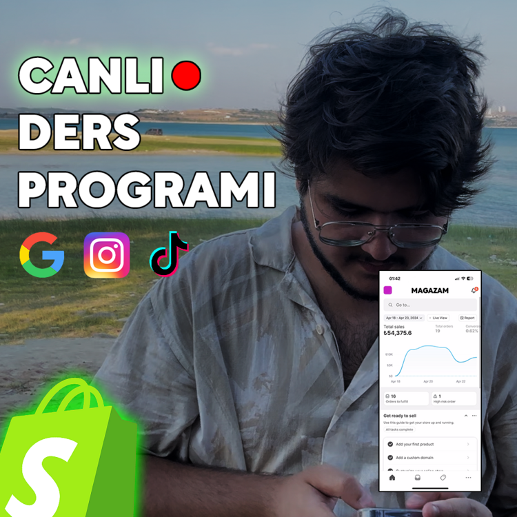 SIFIRDAN SHOPİFY DROPSHİPPİNG CANLI EĞİTİM PROGRAMI | SIFIRDAN CANLI DERS