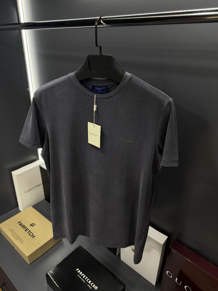 Gnt Premium T-Shirt (yıkamalı kumaş) antrasit