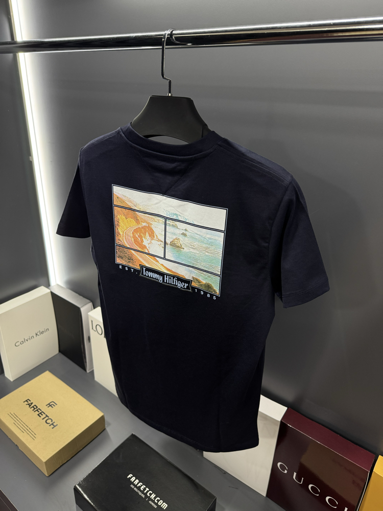 TH Premium T-Shirt (sırt detay) lacivert