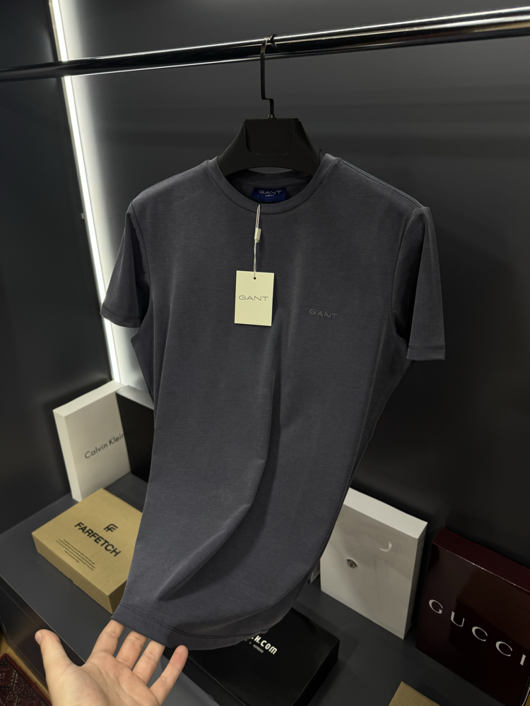 Gnt Premium T-Shirt (yıkamalı kumaş) antrasit