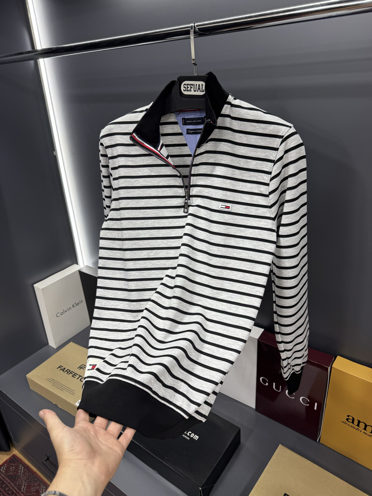 TH Premium Yarım Fermuar Sweatshirt