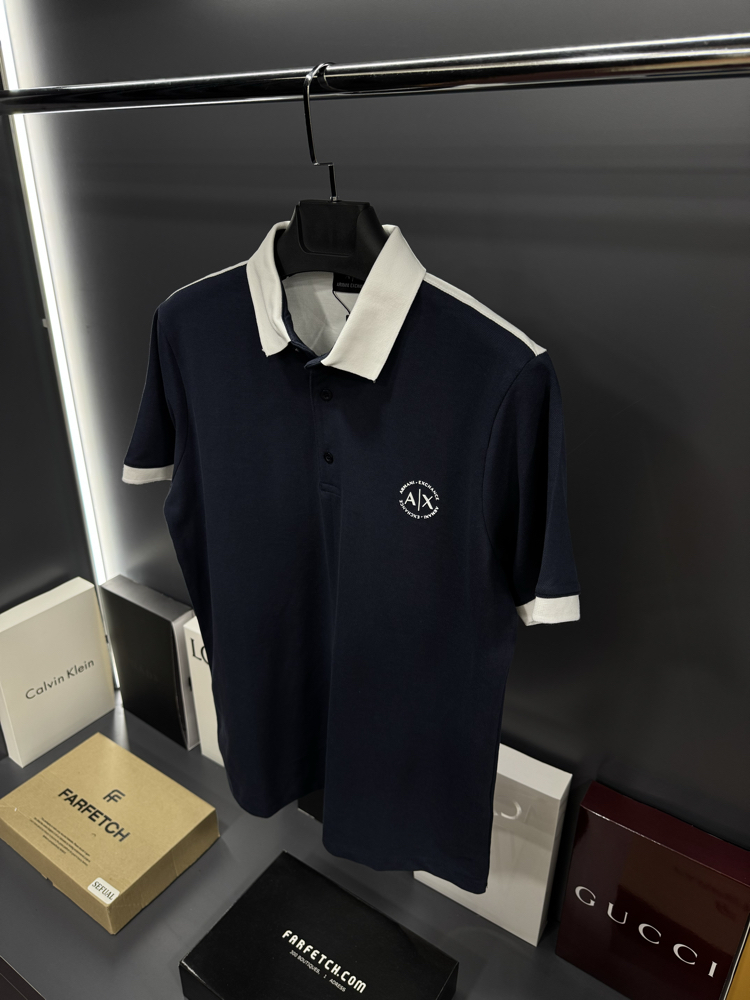 Armani Exchange Premium Polo Yaka (lacivert)