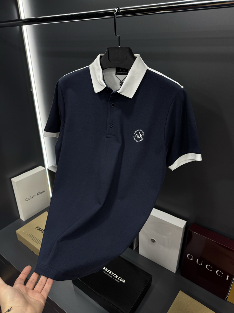 Armani Exchange Premium Polo Yaka (lacivert)