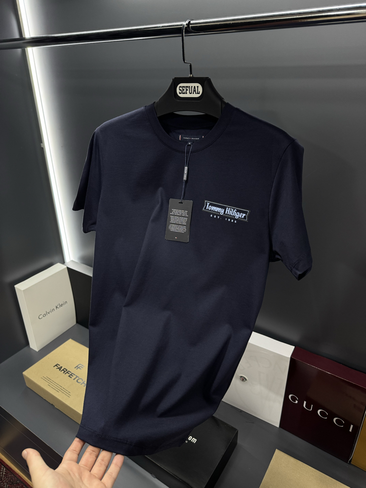 TH Premium T-Shirt (sırt detay) lacivert