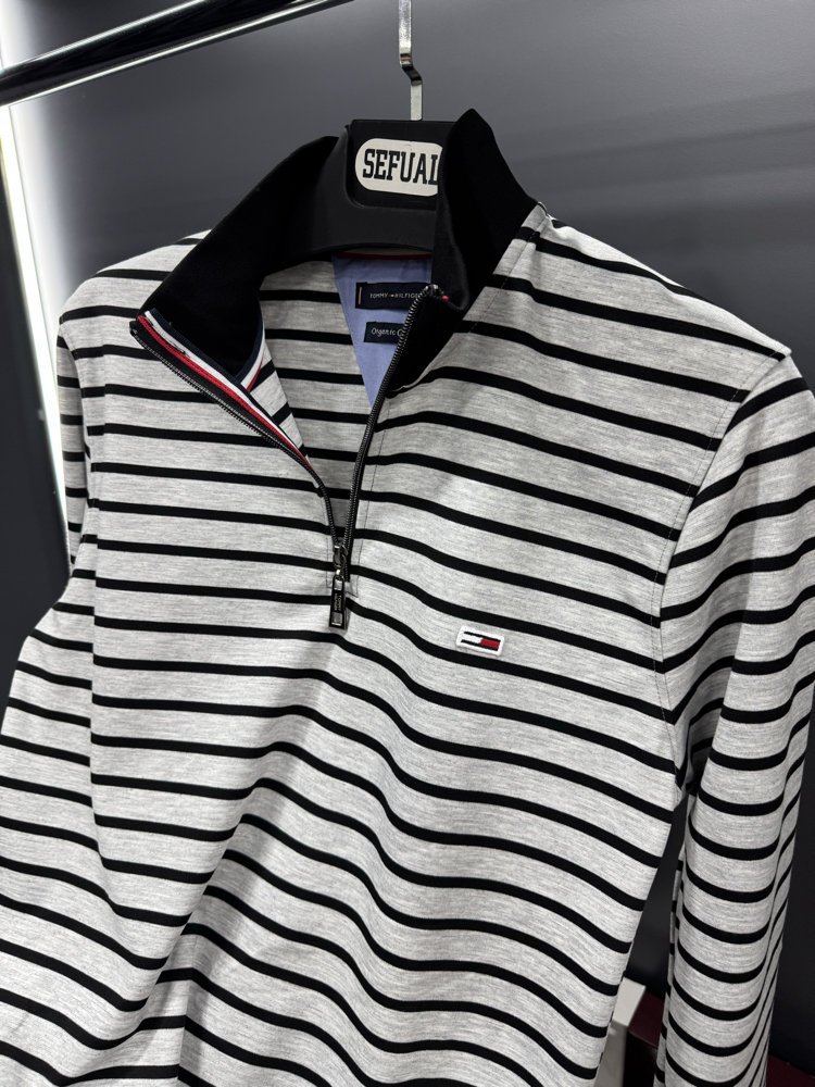 TH Premium Yarım Fermuar Sweatshirt