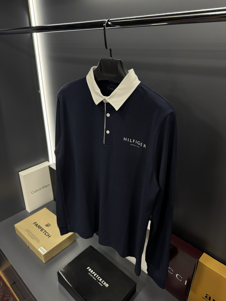 TH Premium Polo Yaka Sweatshirt (lacivert)