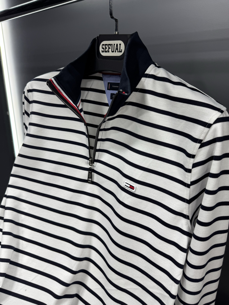 TH Premium Yarım Fermuar Sweatshirt