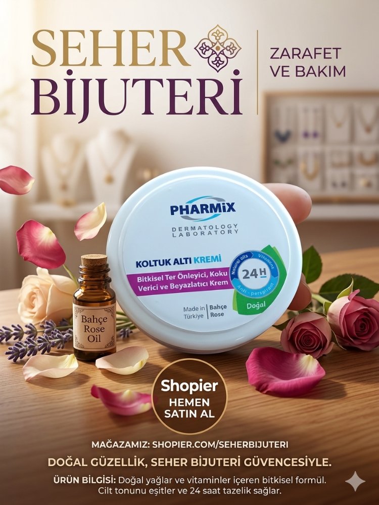 Başlık: Pharmix Bitkisel Koltuk Altı Beyazlatıcı & 24 Saat Ter Önleyici Krem

