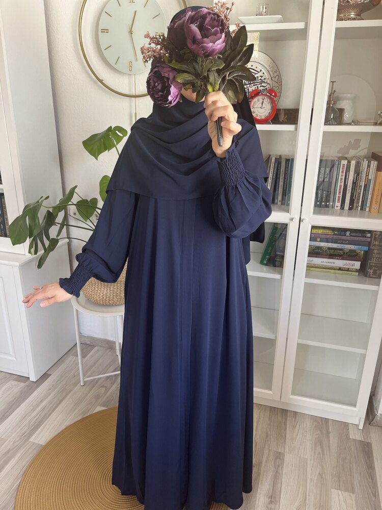 MİHRİMAH LACİVERT FERACE