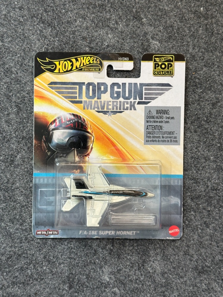 Hot Wheels Top Gun F/A-18E Super Hornet Pop Culture Premium (2024)