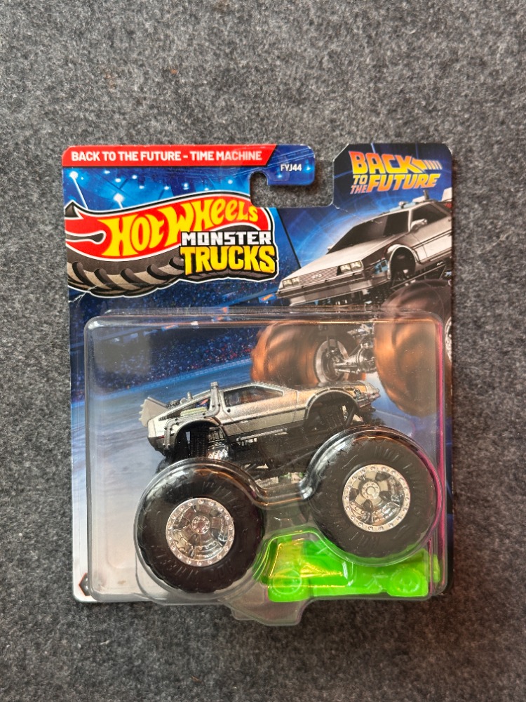 Hot Wheels Premium Monster Truck Back To The Future Time Machine (2024)