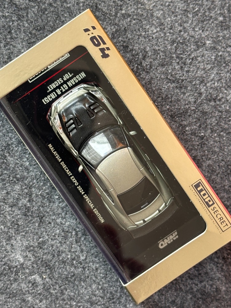 INNO64 Nissan GT-R (R35) "Top Secret" Special Edition Malaysia Diecast Expo 2024