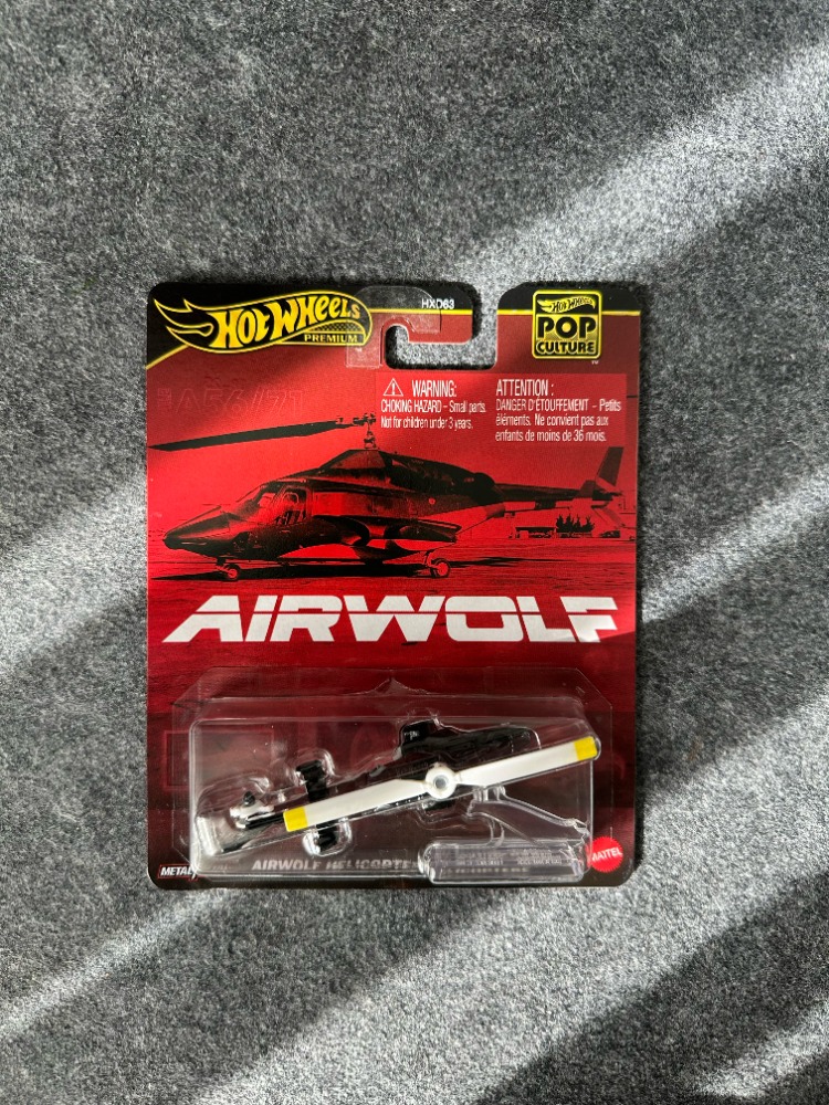 Hot Wheels Airwolf Helicopter Pop Culture Premium (2025)