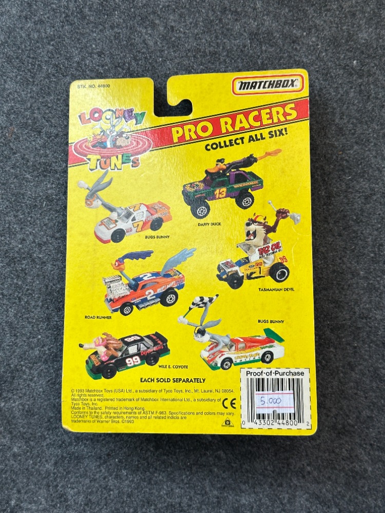 Matchbox Looney Tunes Pro Racers Bugs Bunny (1993)