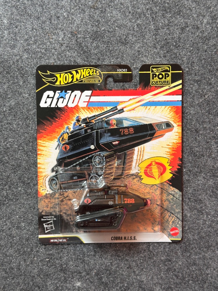 Hot Wheels G.I.JOE Cobra H.I.S.S. Pop Culture Premium (2025)