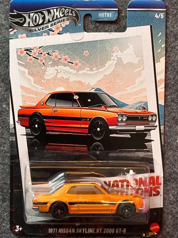 Hot Wheels Silver Series 1971 Nissan Skyline HT 2000 GT-R (2025)