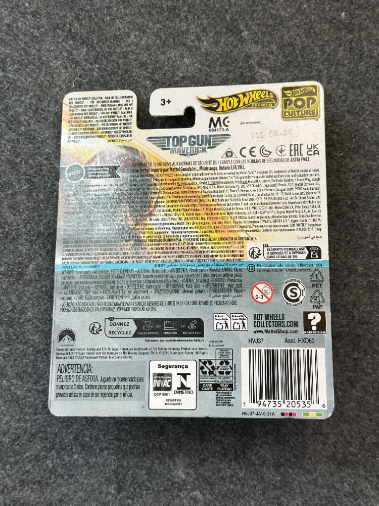 Hot Wheels Top Gun F/A-18E Super Hornet Pop Culture Premium (2024)