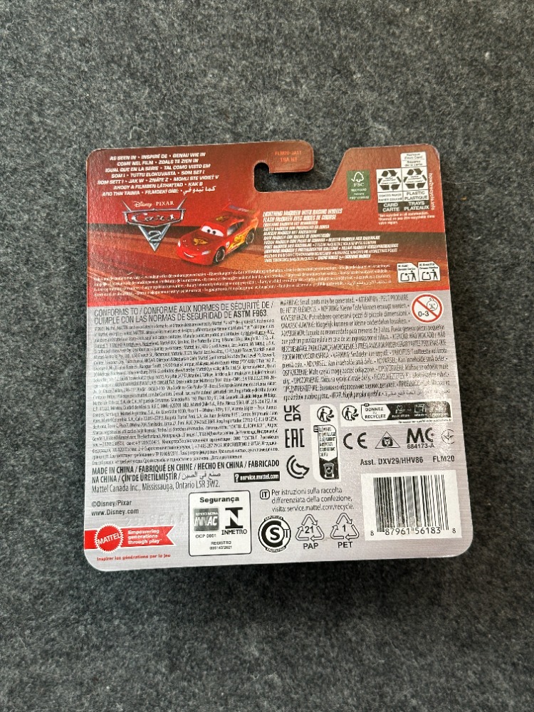 Disney Pixar Cars Lightning McQueen With Racing Wheels (2021)