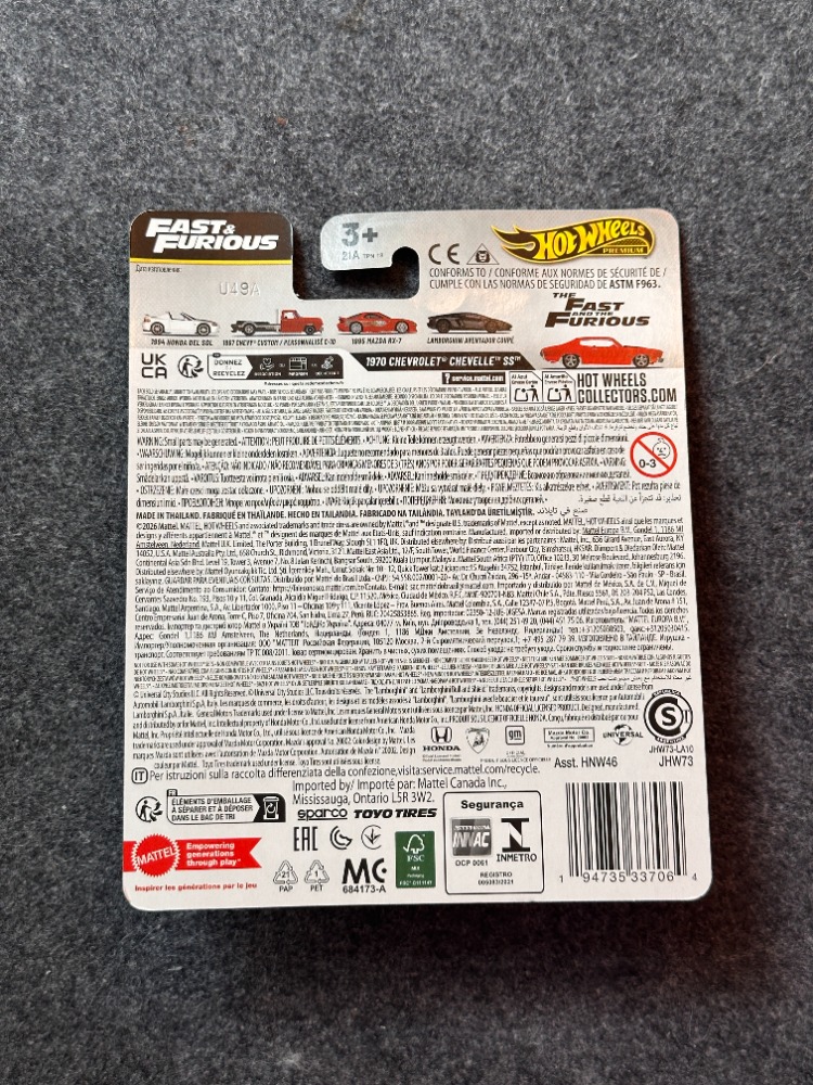 Hot Wheels 1970 Chevrolet Chevelle SS Fast & Furious Premium (2026)