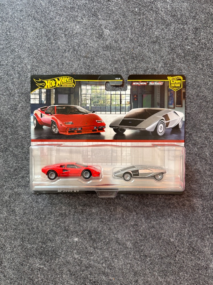 Hot Wheels Premium Car Culture Lamborghini Countach & Lancia Stratos 2'li Set