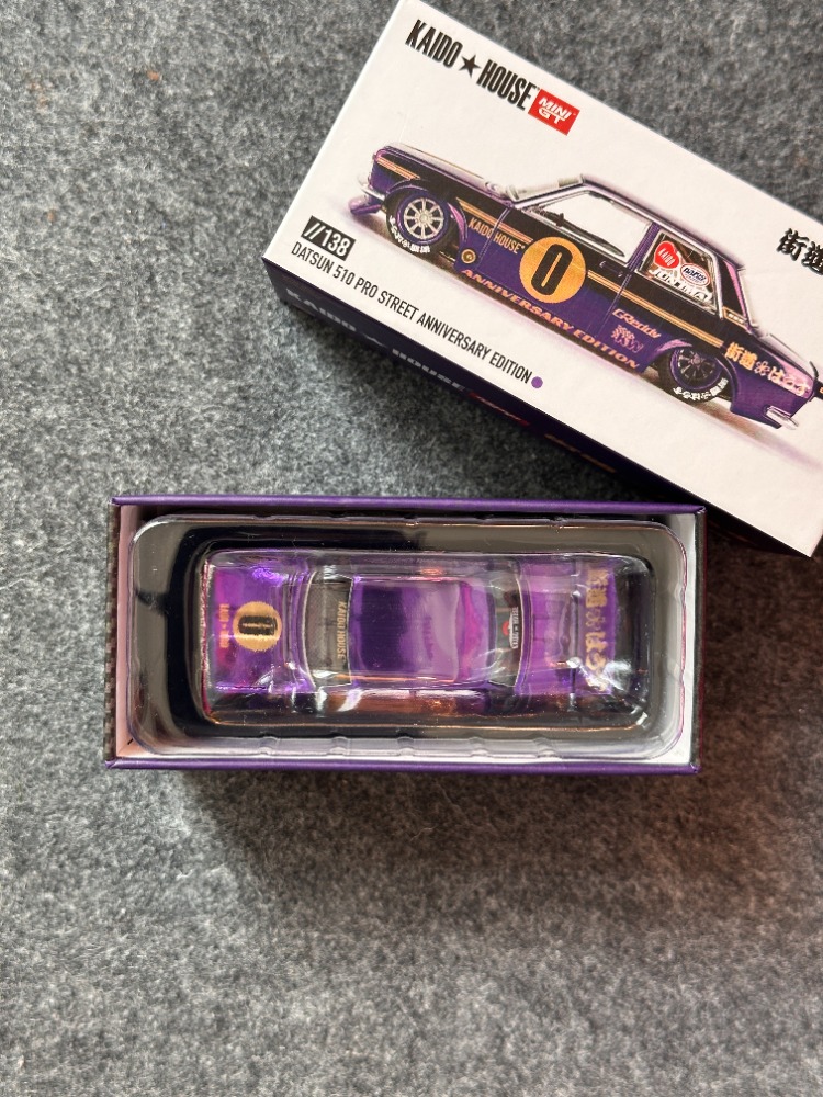 Mini GT x Kaido House 138 Datsun 510 Pro Street Anniversary Edition