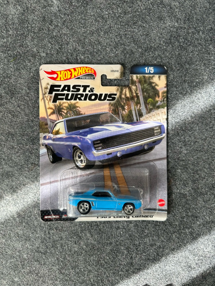 Hot Wheels 1969 Chevy Camaro Fast & Furious Premium (2022)