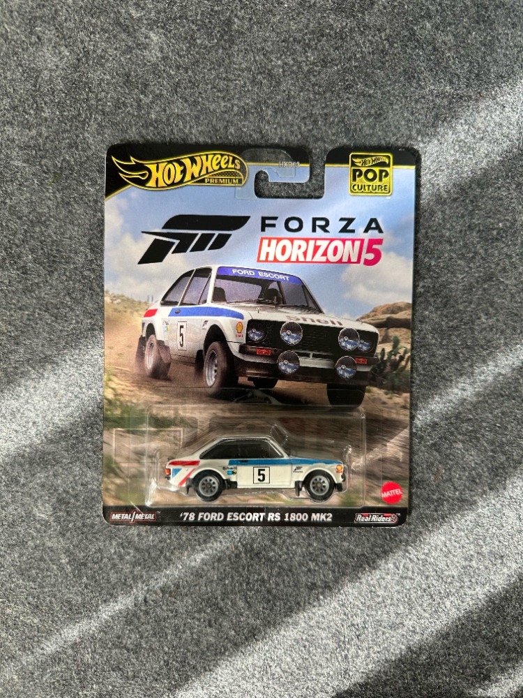 Hot Wheels '78 Ford Escort RS 1800 MK2 Forza Horizon Pop Culture Premium (2023)