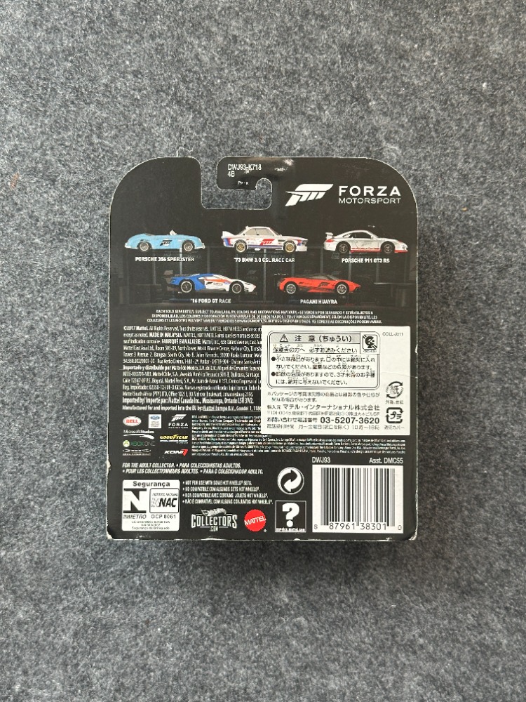 Hot Wheels Retro Entertainment Forza Motorsport Porsche 911 GT3 RS (2017)
