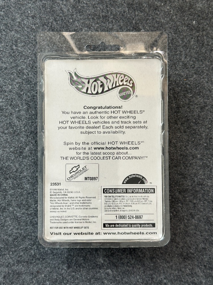 Hot Wheels Tomart's Price Guide Exclusive '53 Corvette Convertible Special Edition (1998)