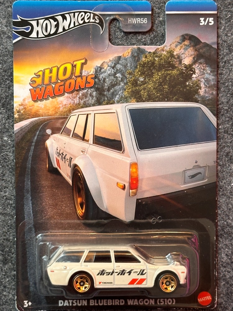 Hot Wheels Premium Hot Wagons Datsun Bluebird Wagon 510 (2024)