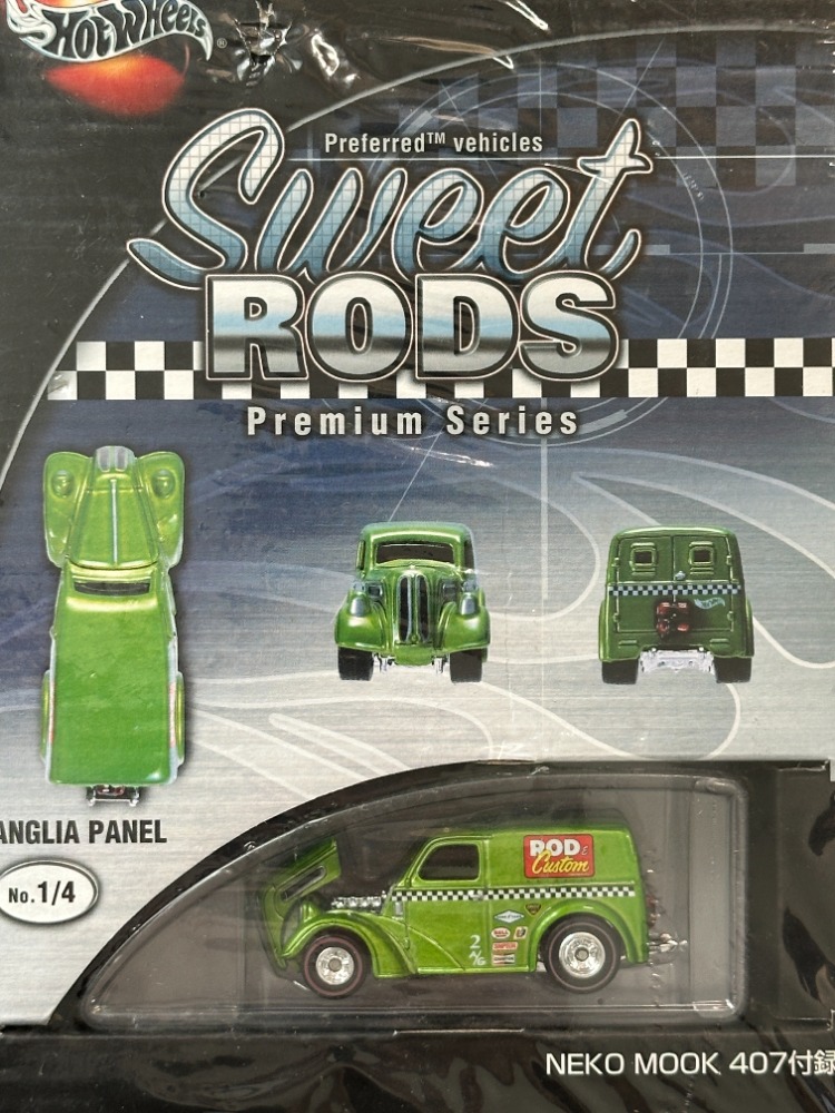 Hot Wheels "Sweet Rods" Anglia Panel Collector's Book (2002)