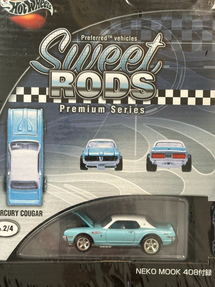 Hot Wheels "Sweet Rods" Mercury Cougar Collector's Book (2002)